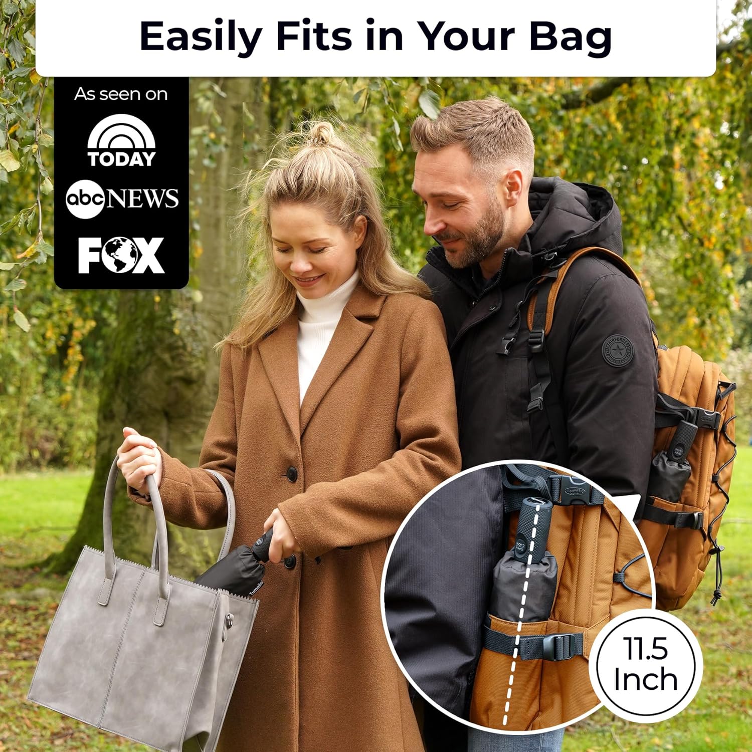 TUMELLA Strongest Windproof Travel Umbrella Compact Superior Beautiful Small Strong but Light Portable and Automatic Folding Rain Umbrella Durable Premium Grip Fits Car Backpack.jpg