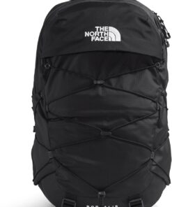 The North Face Borealis Commuter Laptop Backpack - Water Repellent, 16" Laptop Sleeve, Large Main Compartment, TNF Black/TNF Black-NPF, One Size