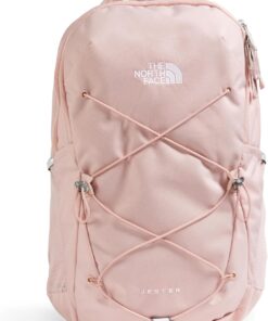 The North Face Women's Jester Everyday Laptop Backpack - Commuter Travel Bag, Laptop Sleeve, Water-Repellent, Pink Moss, One Size
