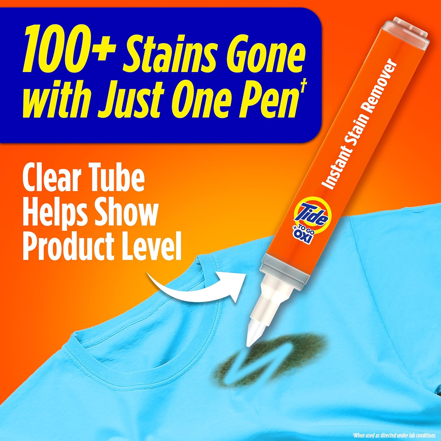 Tide Pen Stain Remover for Clothes To Go Pen Instant Stain Remover Pen Spot Cleaner Portable Travel Friendly Works on Food Drink Stains Fits in Purses Bags 3 Count Pack of 2.jpg