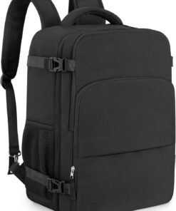 Travel Backpack for Women Men,Travel Laptop Backpack w/USB Charging Port, Waterproof Travel Backpack Carry On Flight Approved,Weekender Business Hiking Bag,Laptop Backpack 17 inch