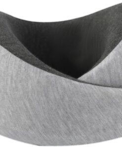 Travel Neck Pillow Airplane, Memory Foam Travel Pillows for Comfort on Sleeper Hold Compact and Ergonomic Design for Traveling Car Rides Home Road Trip Essentials for Adults and Kids (Grey)