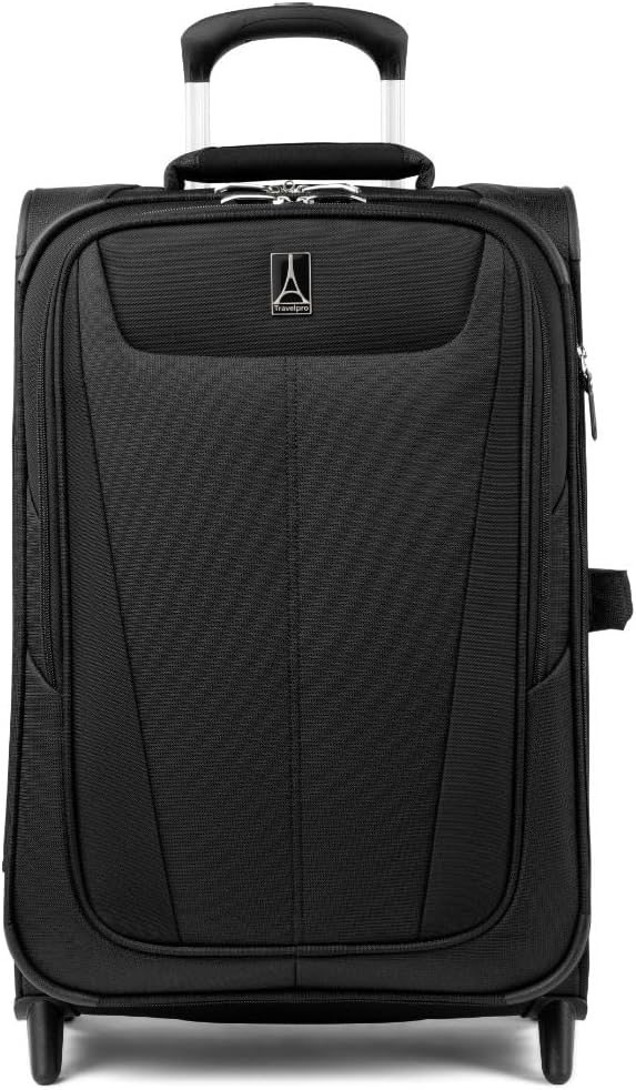 Travelpro Maxlite 5 Softside Expandable Upright 2 Wheel Carry-on Luggage, Lightweight, 21-Inch - Black