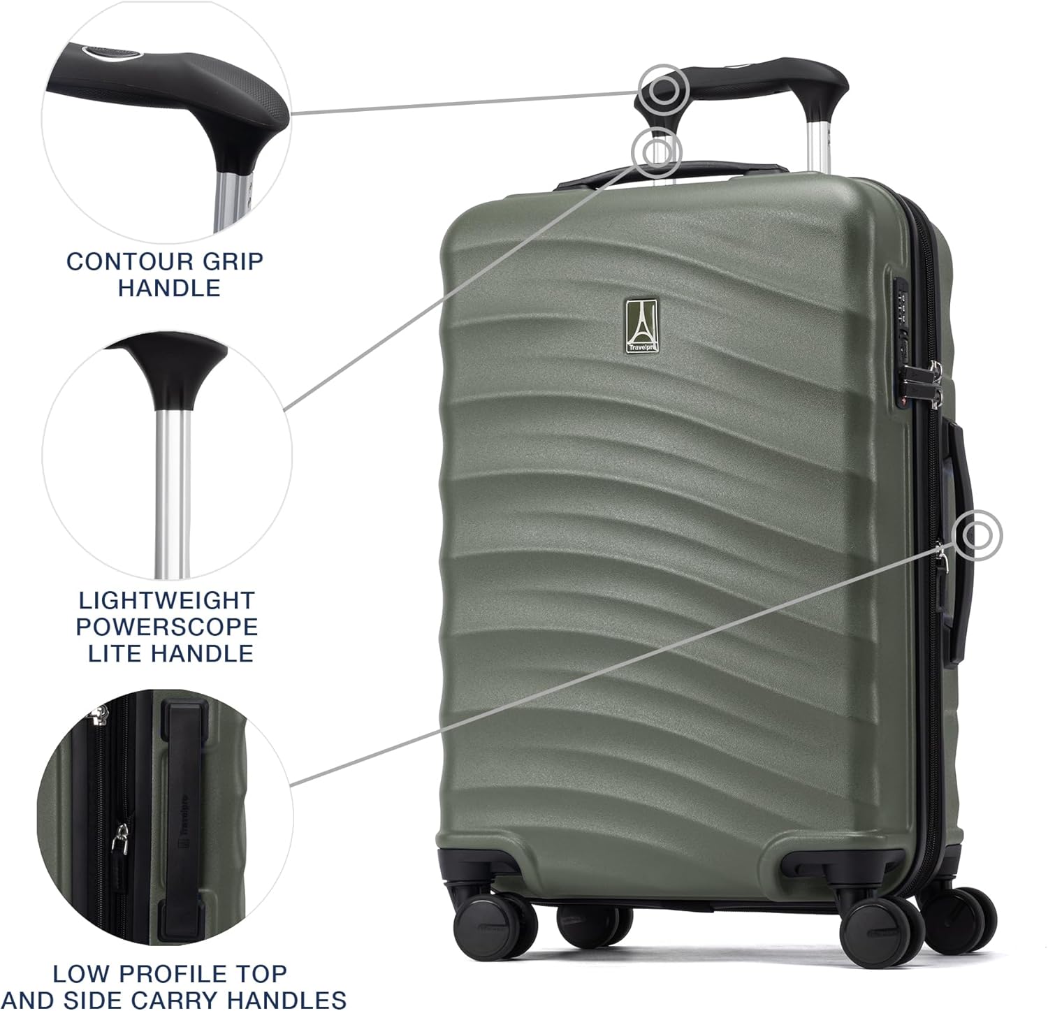 Travelpro Maxlite Air V2 Hardside Expandable Carry on Luggage 8 Spinner Wheels Lightweight Hard Shell Suitcase TSA lock Slate Green Carry On 20 Inch.jpg