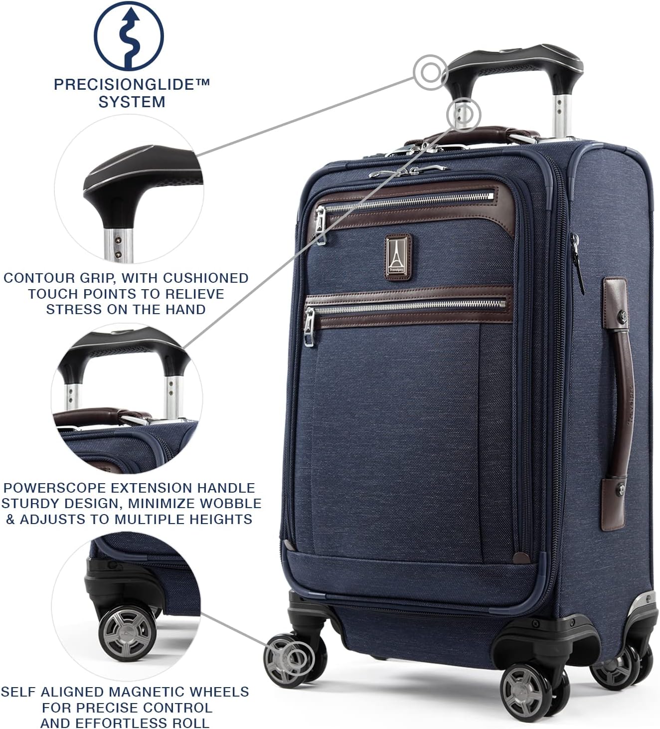 Travelpro Platinum Elite Softside Expandable Carry on Luggage 8 Wheel Spinner Suitcase USB Port Suiter Men and Women True Navy Blue Carry On 21 Inch.jpg