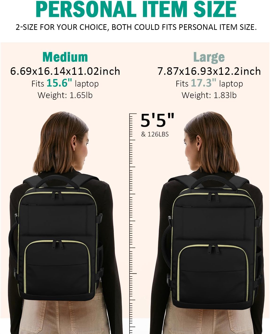 Tuwubi Travel Backpack For Women Carry On Backpack for Men Flight Approved Airline Personal Item Travel Bag TSA Business 15.6 in Laptop Mochila Travels Essentials Bookbag for Work Weekender Black.jpg