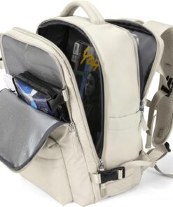 WONHOX Large Travel Backpack Carry on Flight Approved Laptop Work Business Backpack for Women Men Mochila de Viaje