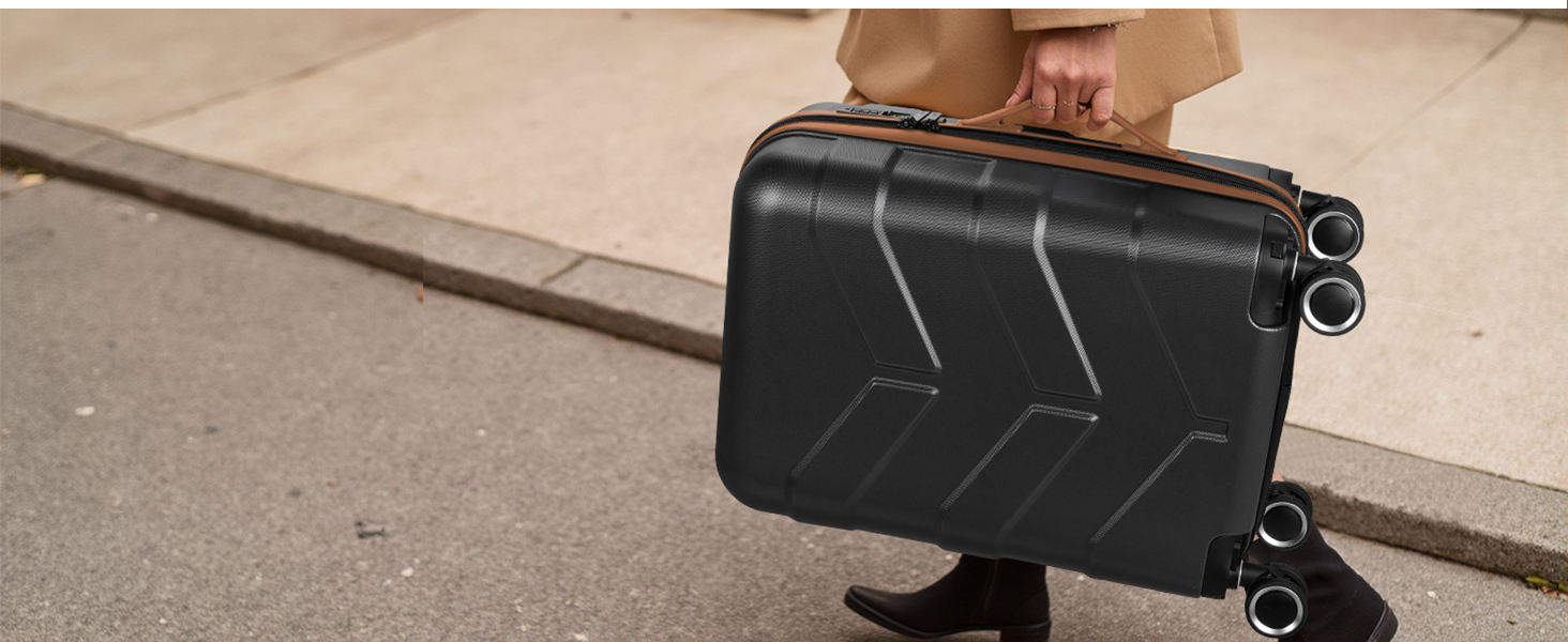 suitcase set with handle