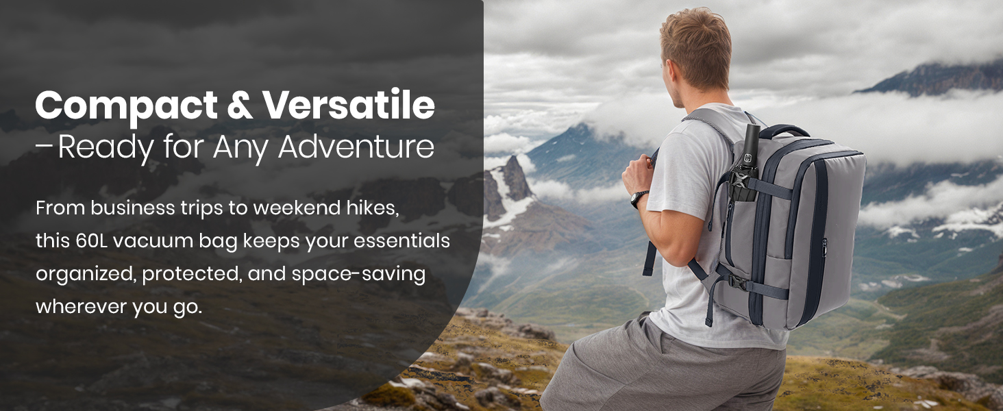 compression backpack for travel