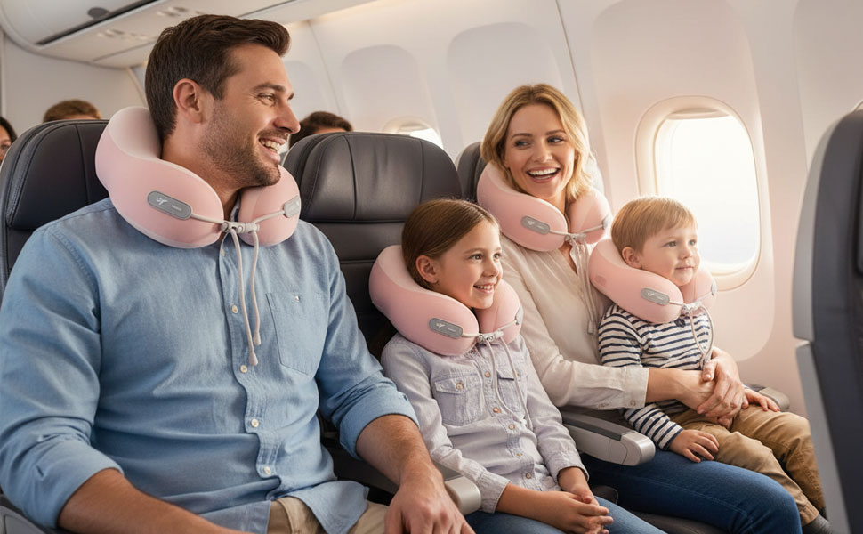 parent‑child travel pillow set travel pillow for family travel accessories