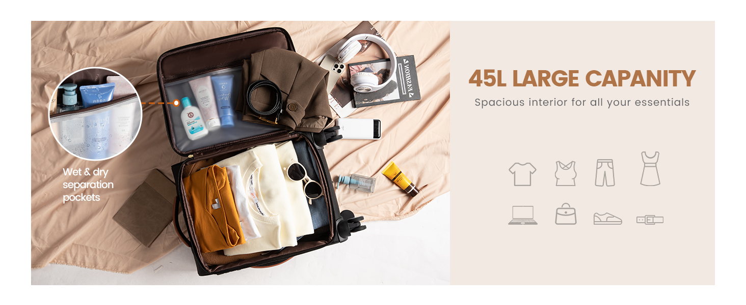 carry on luggage 22x14x9 airline approved