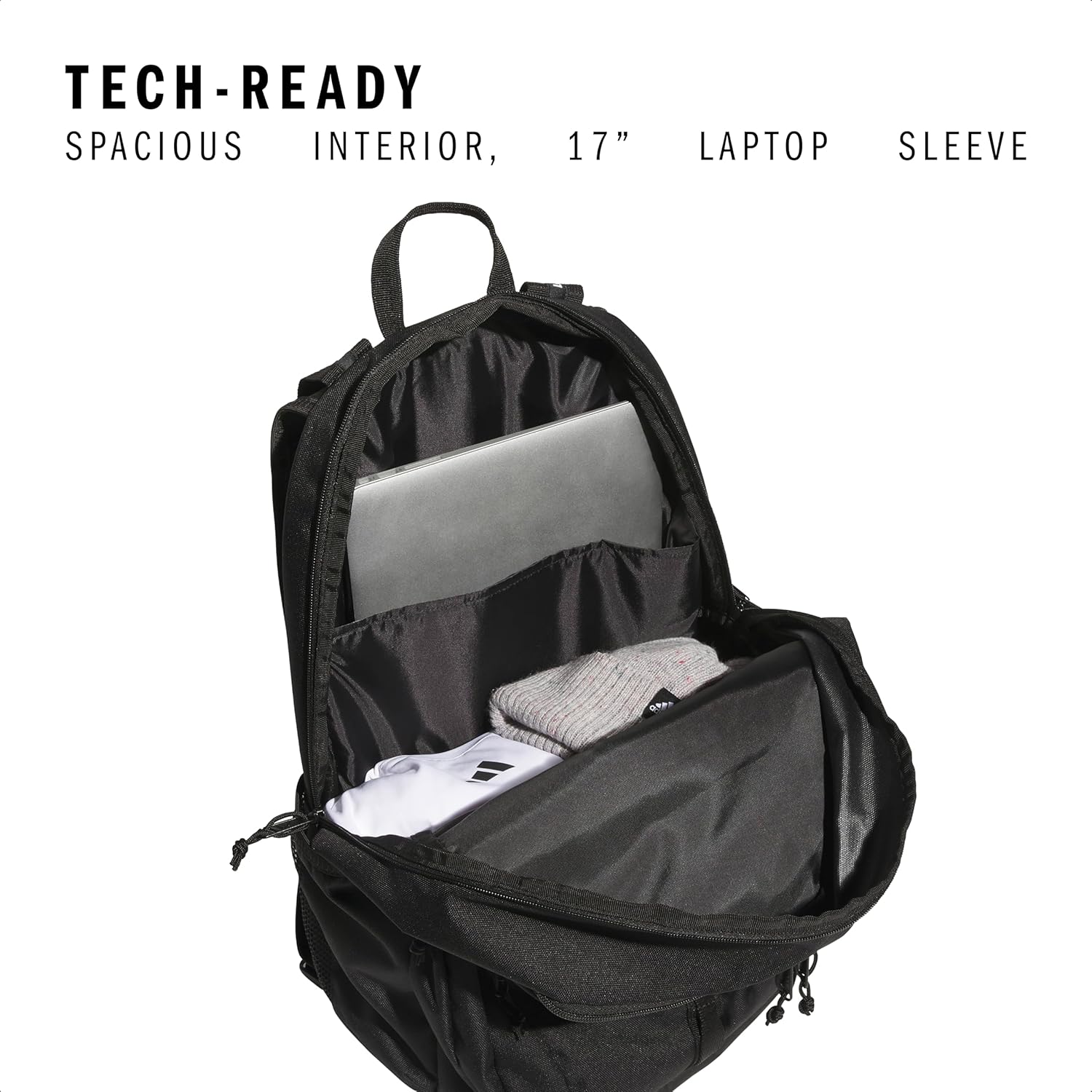 Adidas Prime Backpack for Work Travel Bag for Women and Men with Padded Compartment for Laptop.jpg