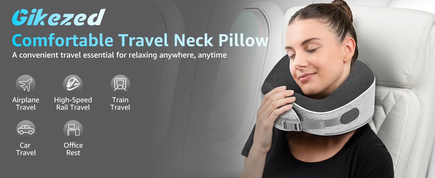 Gikezed Travel Pillows