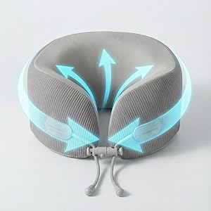 Ergonomic cervical neck pillow stops head falling forward with 360 support