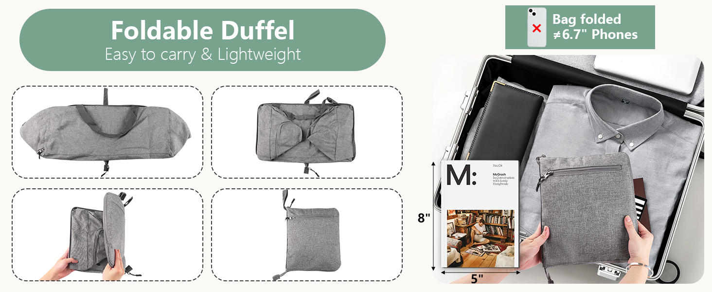 week long travel bag