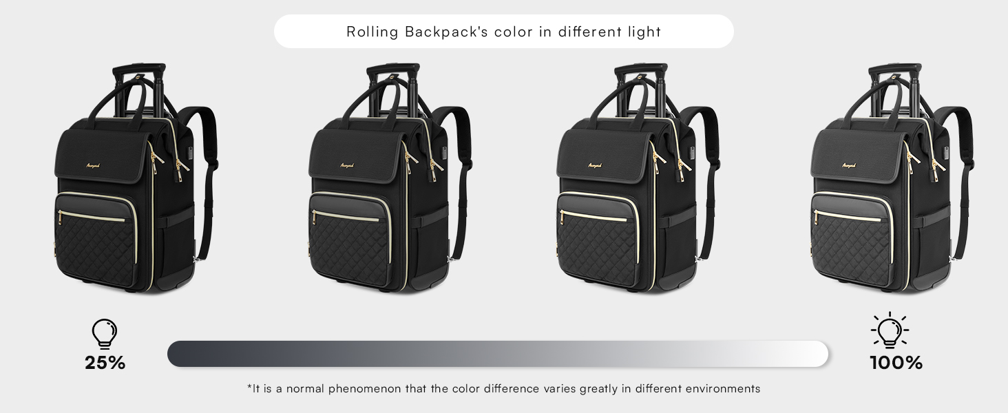 rolling backpack for women
