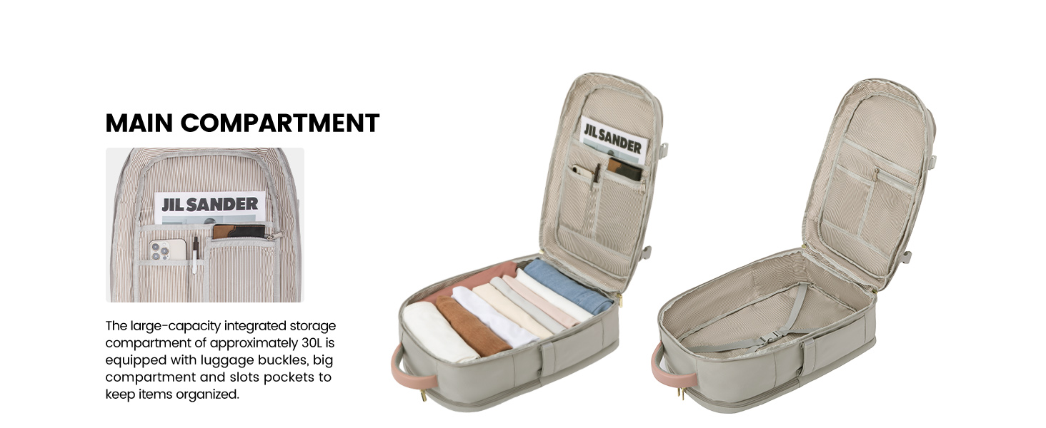 LOVEVOOK Travel Backpack For Women, 40L Carry On Backpack Flight Approved