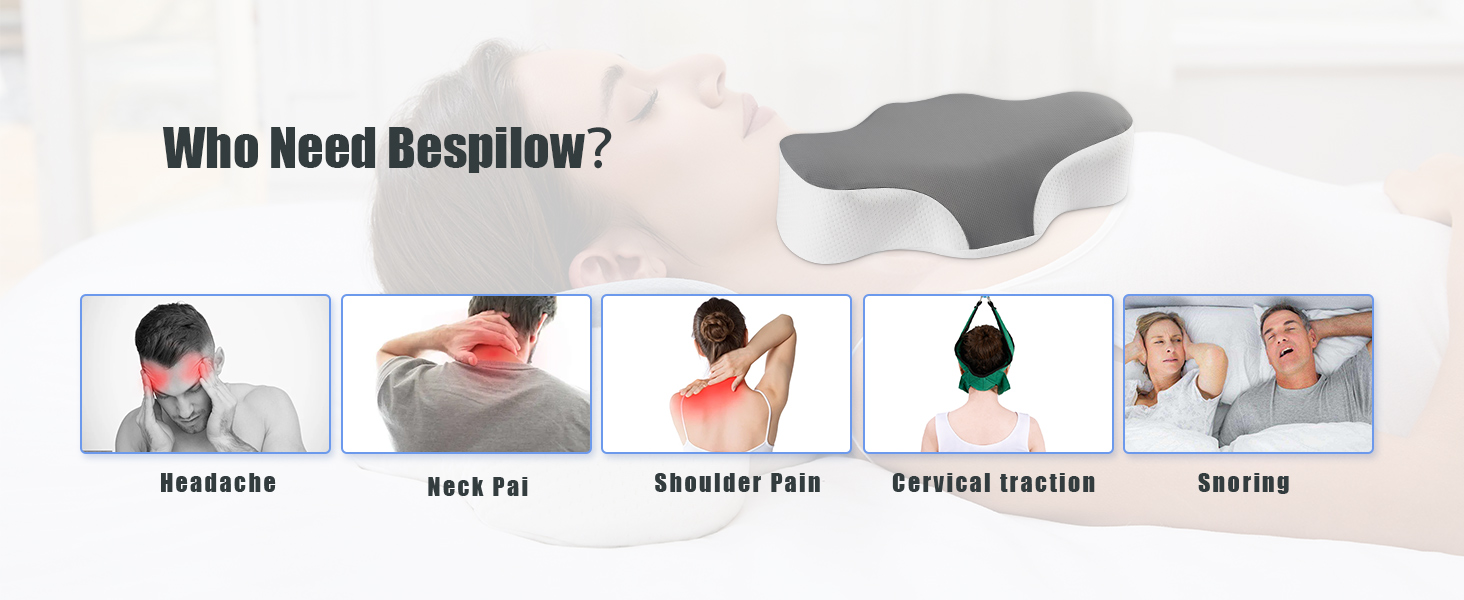 Cervical Neck Support Pillow for Neck Pain Relief