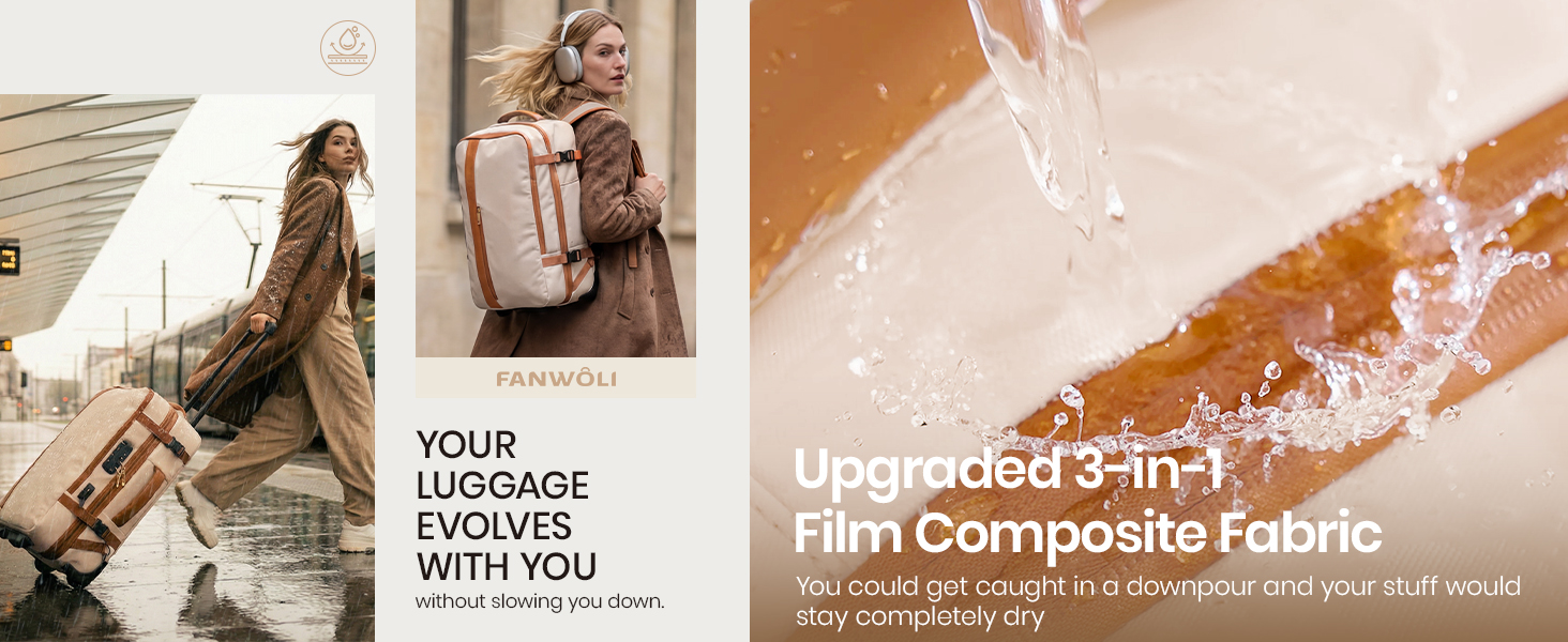 You could get caught in a downpour and your stuff would stay completely dry