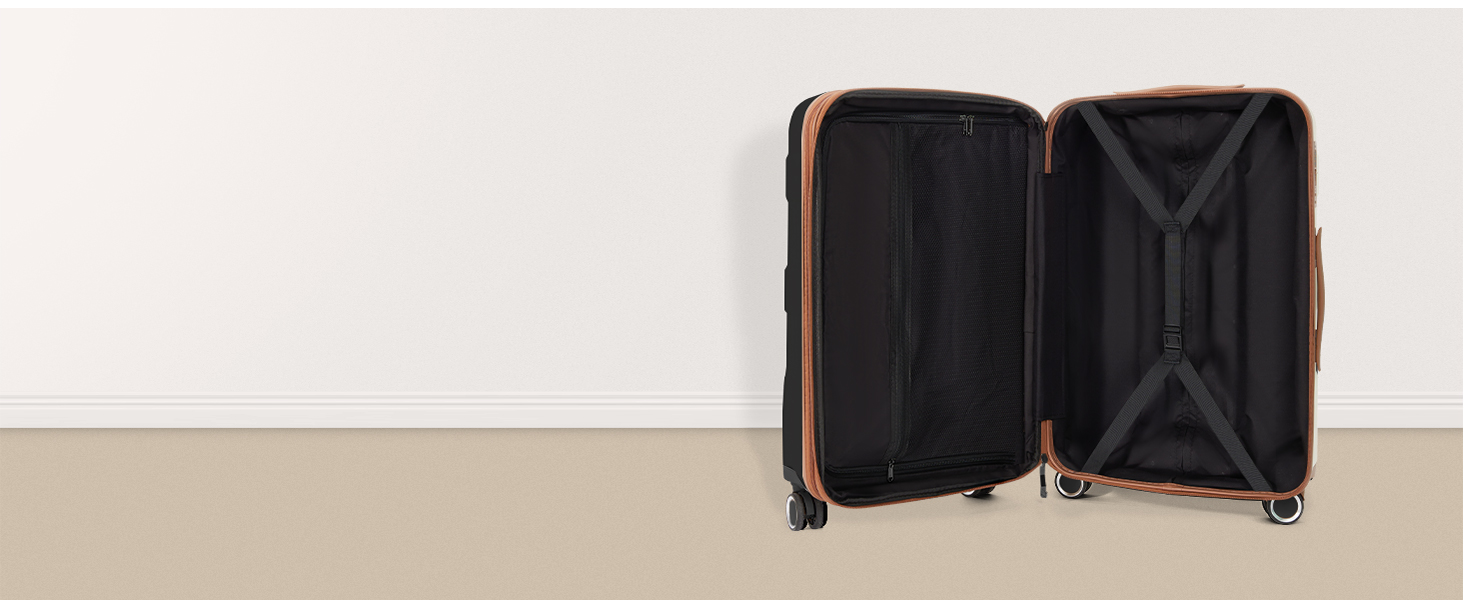 luggage interior for packing