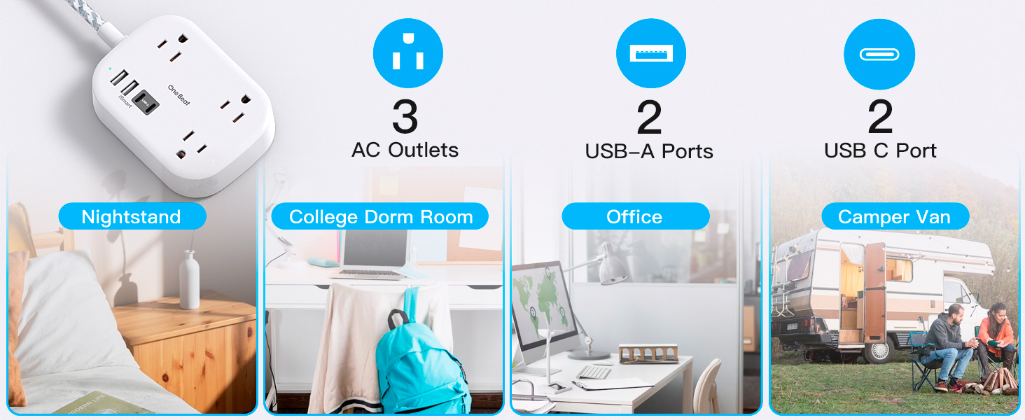Extension Cord with usb ports