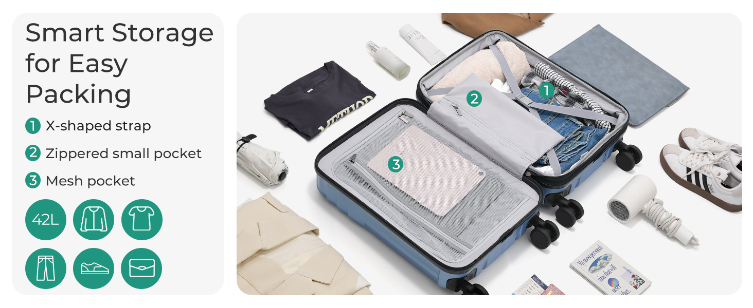 20 inch carry on luggage