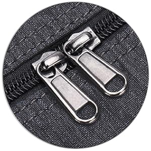 duffel bag for travel with metal zipper
