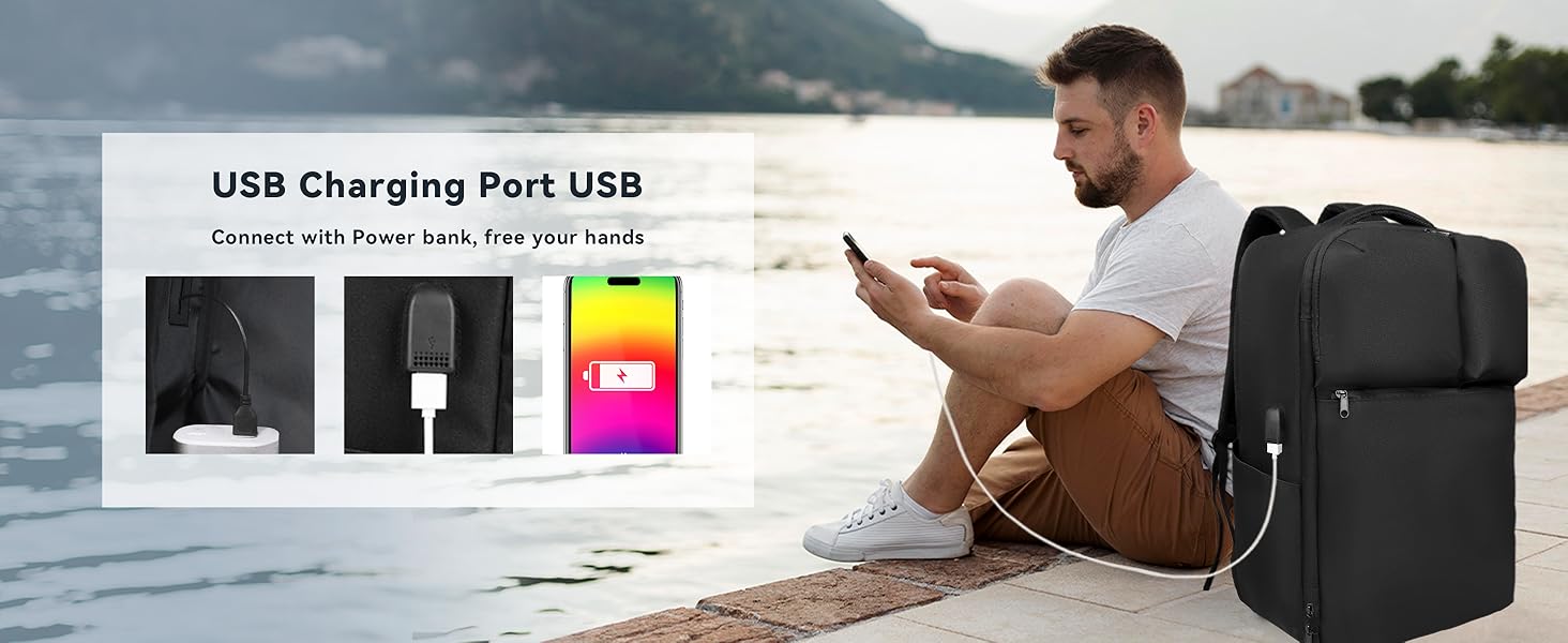 usb backpack luggage bags for travel foldie travel bag expandable tsa approved travel backpack 