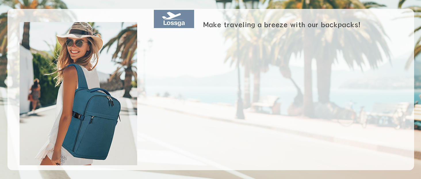 Lossga travel backpack for women