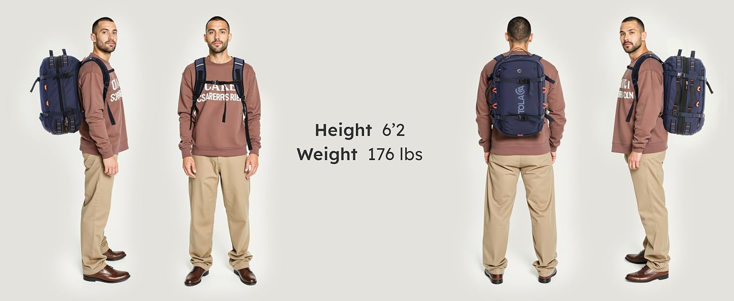 mens travel duffel backpack