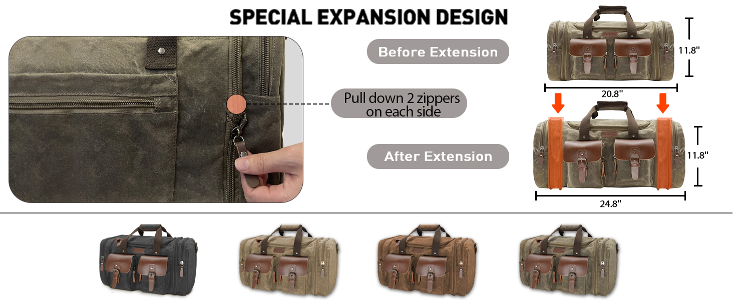 travel duffel bags, duffle bag, travel bag, weekender bag, overnight bag, carry on bag